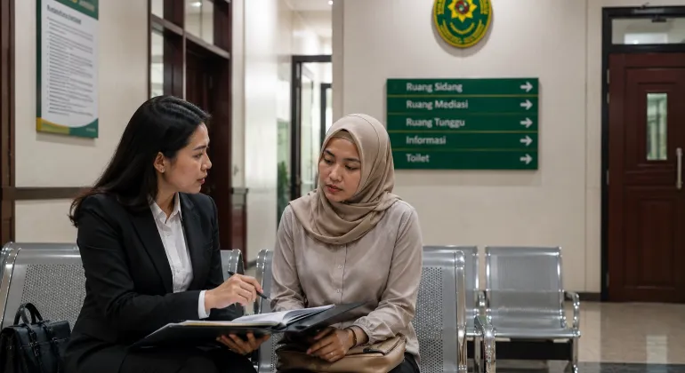 Apakah harus hadir sidang?